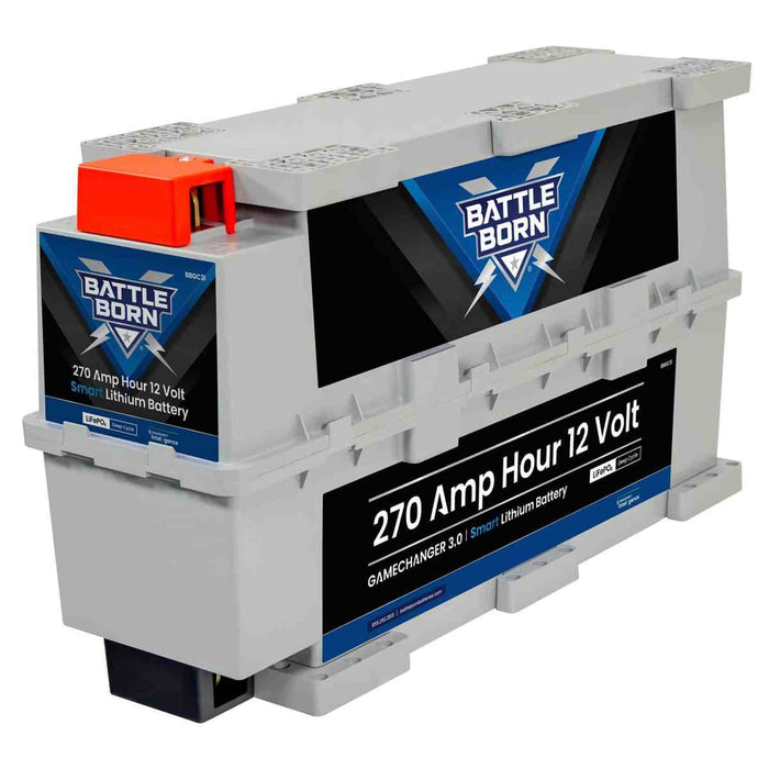 Battle Born | 270Ah 12V GC3 Smart LiFePO4 Deep Cycle Battery