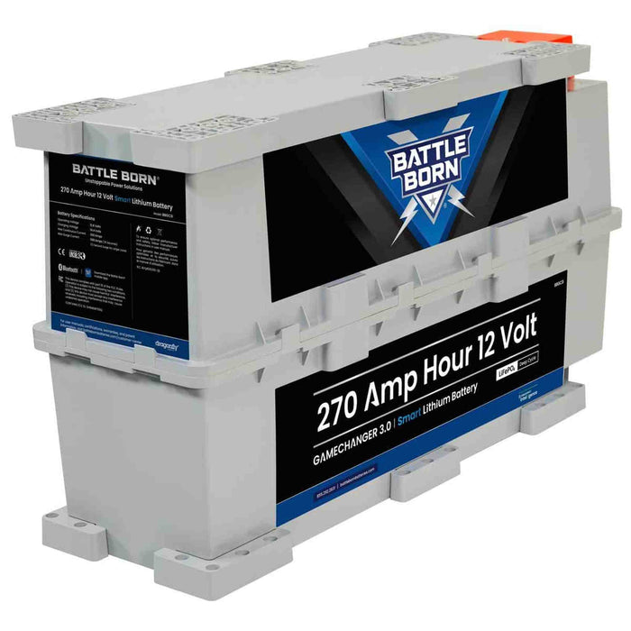 Battle Born | 270Ah 12V GC3 Smart LiFePO4 Deep Cycle Battery