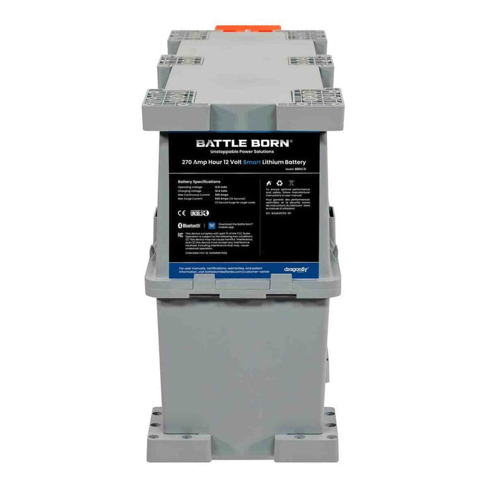 Battle Born | 270Ah 12V GC3 Smart LiFePO4 Deep Cycle Battery