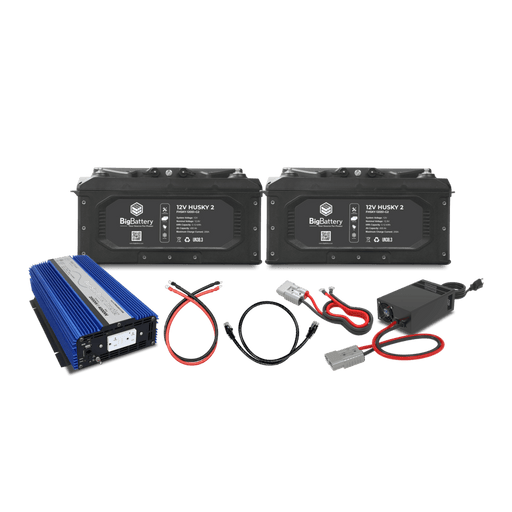 Big Battery | 12V 2X HUSKY 2 KIT – AIMS + CHARGER