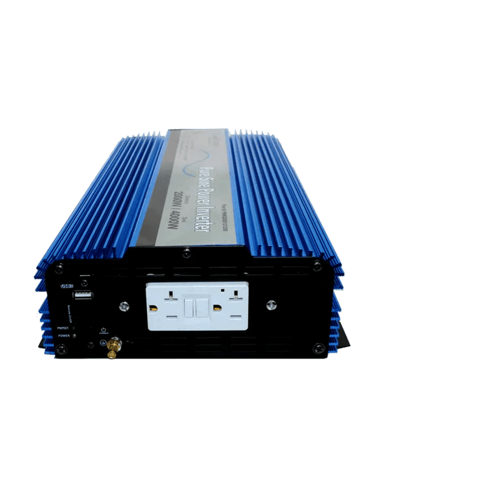 Big Battery | 12V AIMS 2000 Watt Pure Sine Wave Inverter ETL Listed to UL 458
