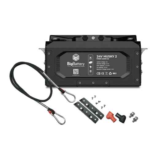 Big Battery | 24V HUSKY 2 | LiFePO4 | 200Ah | 5.12kWh