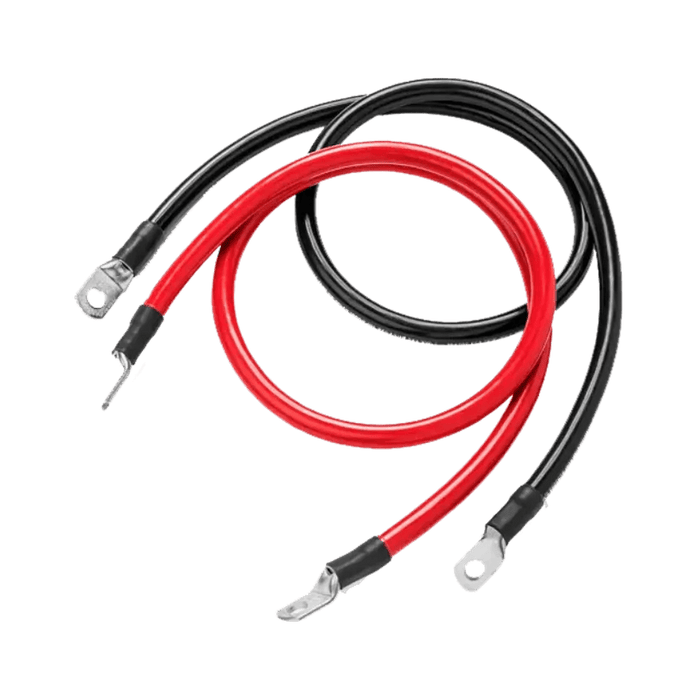 Big Battery | 2AWG Black and Red 3FT Ring to Ring Terminal Cable