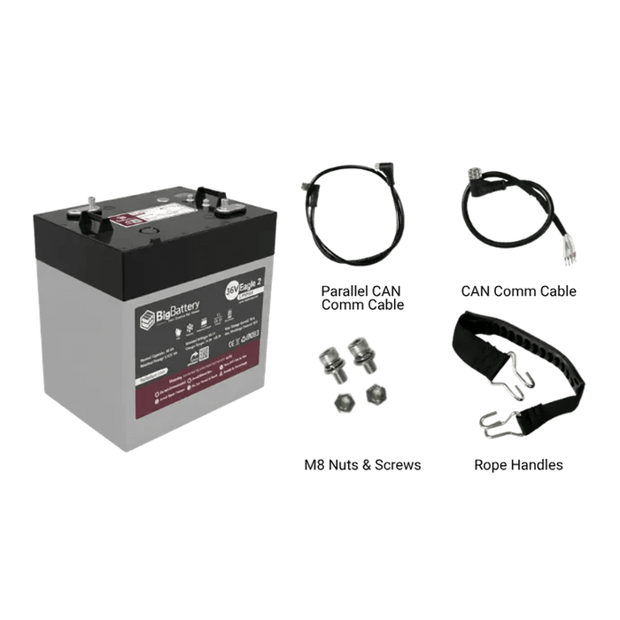 Big Battery | 36V EAGLE 2 LiFePO₄ Battery 1.54kWh with Heater & CANBus