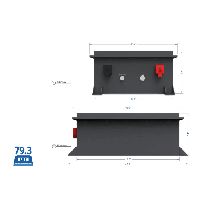 Big Battery | 36V RAPTOR 2 | 3.84kWh | LiFePO4