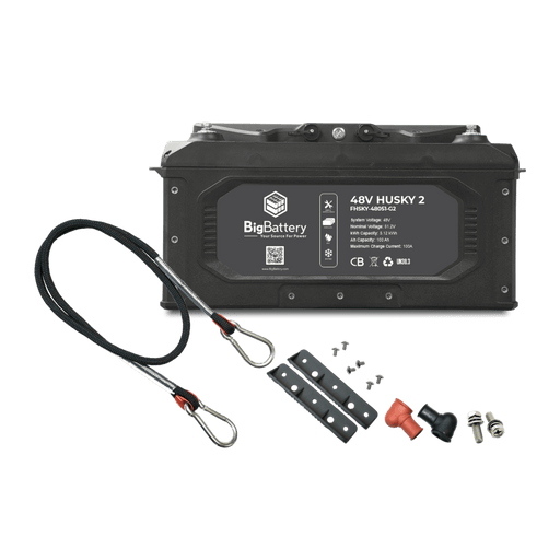 Big Battery | 48V 2X HUSKY 2 KIT – EG4 6K Off-Grid Inverter image 2