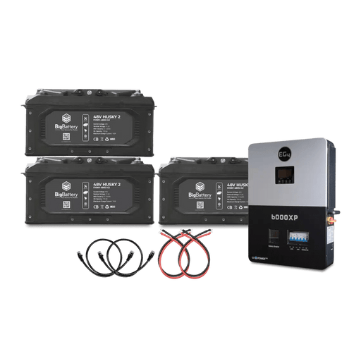 Big Battery | 48V 3X HUSKY 2 KIT – EG4 6K Off-Grid Inverter image 1