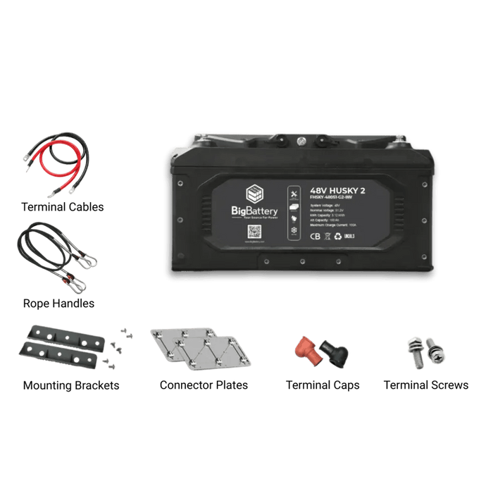 Big Battery | 48V HUSKY 2 PWR 5.12kWh LiFePO4 Battery | High Power