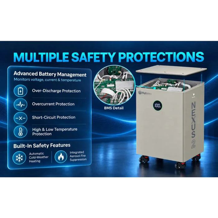 Big Battery | 51.2V NEXUS 2 LiFePO4 Battery 314Ah 16kWh