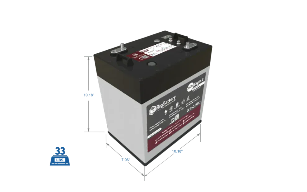 Big Battery | 36V EAGLE 2 LiFePO₄ Battery (1.54kWh) with Heater & CANBus