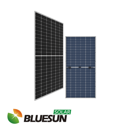 BlueSun | 460W Half-Cell Bifacial Solar Panel Silver | Up to 575W with Bifacial Gain | MINIMUM PURCHASE: 10