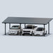 Chiko | USA Residential Steel Carport | Black | Solar Pergola | Solar Gazebo