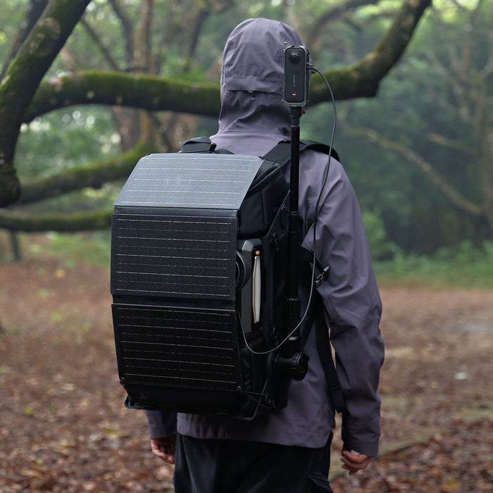 Coalax | 25W Foldable Solar Panel: Portable Power for Photography and Travel
