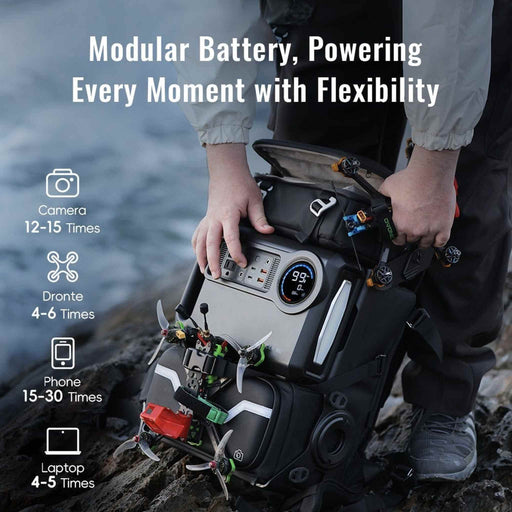 Coalax | 300W Modular Portable Power Station for Outdoor Adventures, Travel and Mobile Workstations