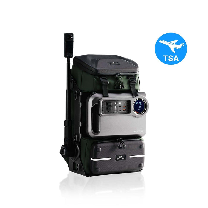 Coalax | Lancer100 Airline-approved Camera Backpack with 100W Power
