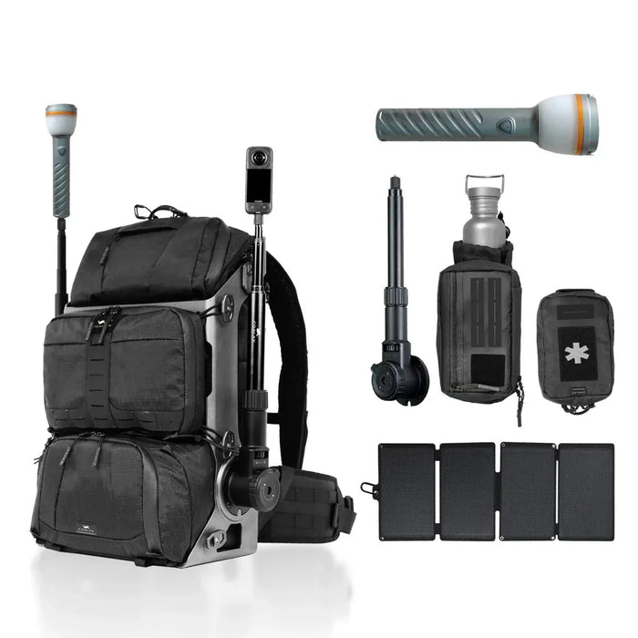 Coalax | Ranger Outdoor Bundle Selfie Backpack for Hands-Free Vlogging, Travel and Outdoor Adventures