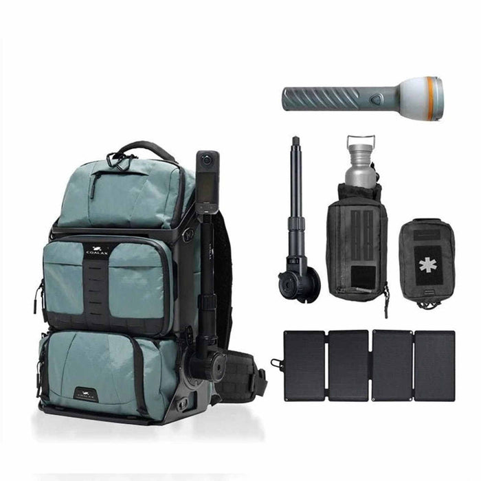 Coalax | Ranger Outdoor Bundle Selfie Backpack for Hands-Free Vlogging, Travel and Outdoor Adventures