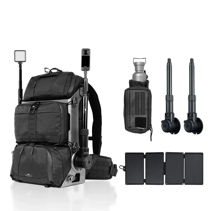 Coalax | Ranger Vlog Bundle Outdoor Selfie Backpack for Hands-Free Vlogging, Travel and Content Creation