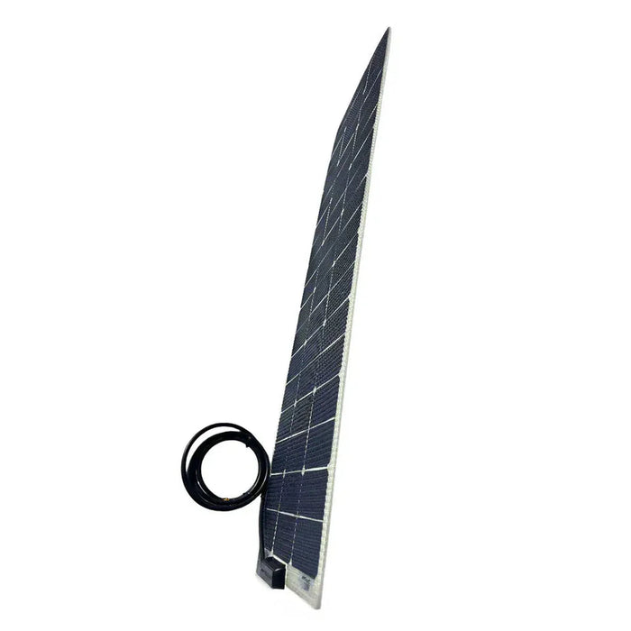 Custom Marine | 100 Watt Walkable Semi-Rigid Solar Panel - Carbon Fiber Series - Sunpower A+ Grade 24.4% Efficient Cells