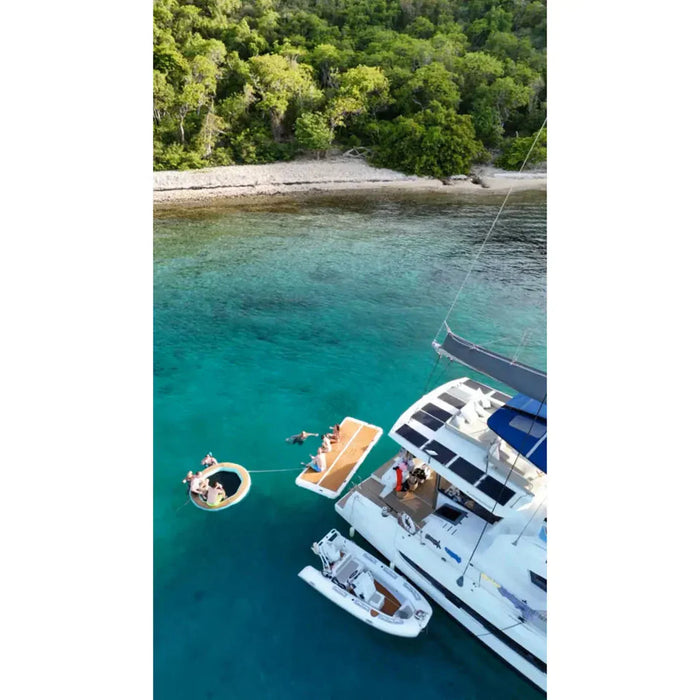 Custom Marine | 100 Watt Walkable Semi-Rigid Solar Panel - Carbon Fiber Series - Sunpower A+ Grade 24.4% Efficient Cells