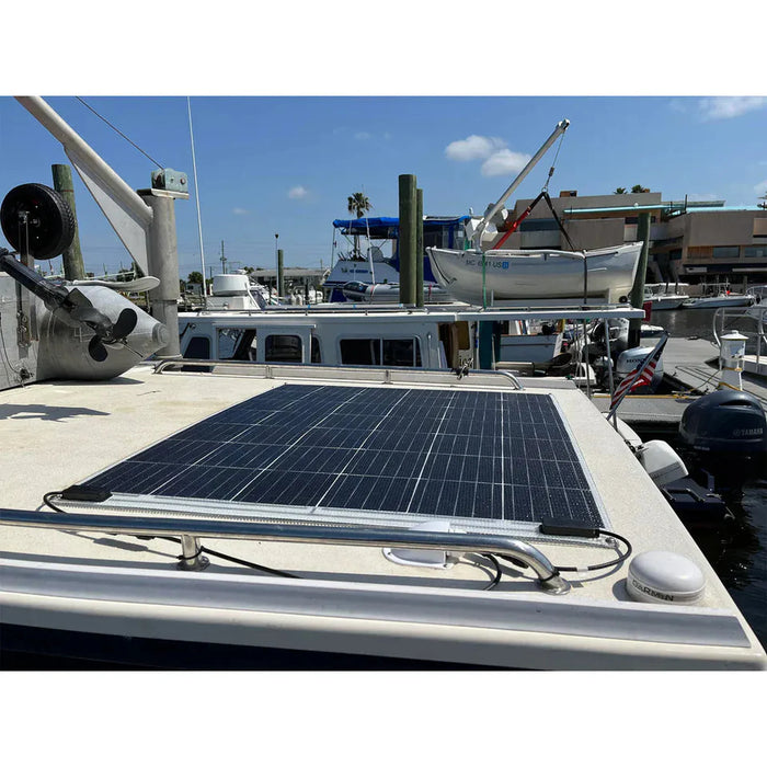 Custom Marine | 110/120/225 Watt Walkable Semi-Rigid Solar Panel - PERC Cells