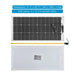 Custom Marine | 120 Watt Shade Tolerant Flexible Solar Panel - Sunpower A+ Grade 24.4% Efficient Cells