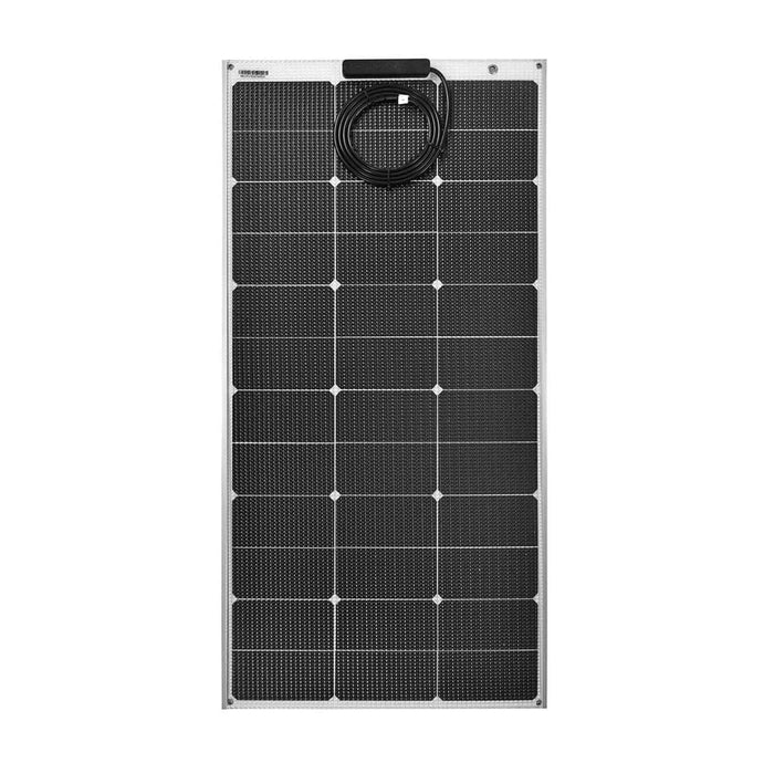 Custom Marine | 120 Watt Walkable Semi Rigid Solar Panel with Polycarbonate & J-Mount Brackets - Sunpower A+ Grade 24.4% Efficient Cells