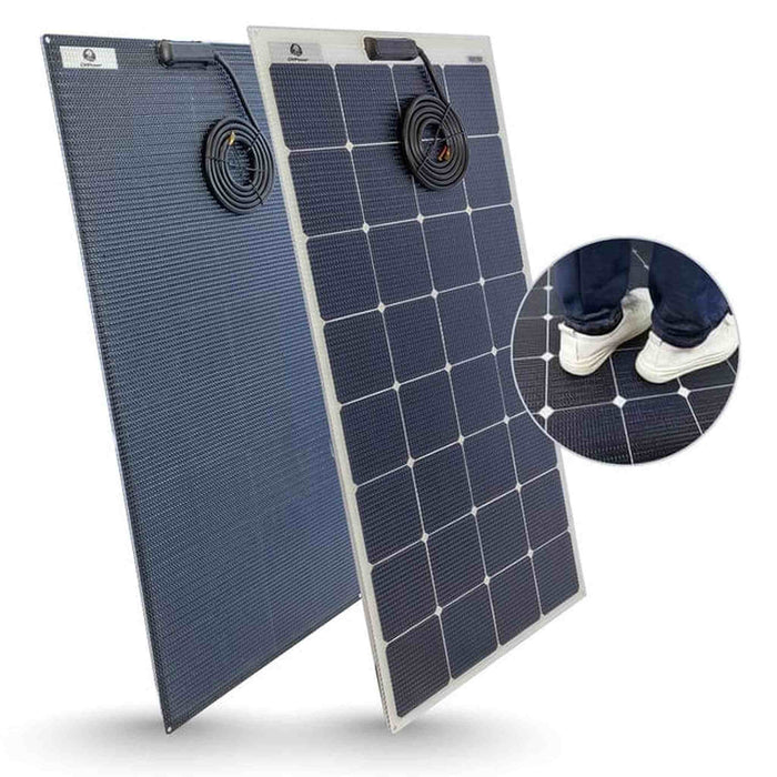 Custom Marine | 120 Watt Walkable Solar Panel - Sunpower A+ Grade 24.4% Efficient Cells
