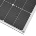 Custom Marine | 125 Watt Walkable Semi Rigid Solar Panel with Polycarbonate & J-Mount Brackets - Sunpower A+ Grade 24.4% Efficient Cells