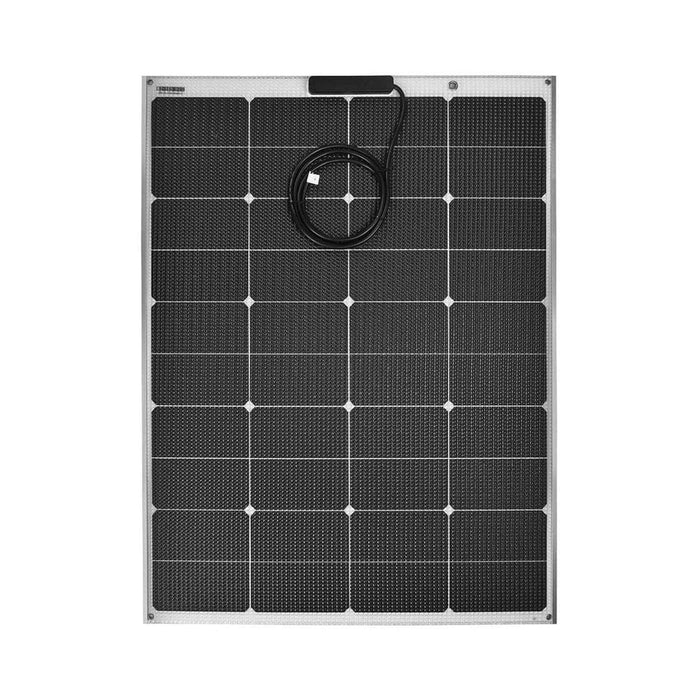 Custom Marine | 125 Watt Walkable Semi Rigid Solar Panel with Polycarbonate & J-Mount Brackets - Sunpower A+ Grade 24.4% Efficient Cells