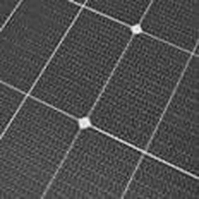 Custom Marine | 125 Watt Walkable Semi Rigid Solar Panel with Polycarbonate & J-Mount Brackets - Sunpower A+ Grade 24.4% Efficient Cells