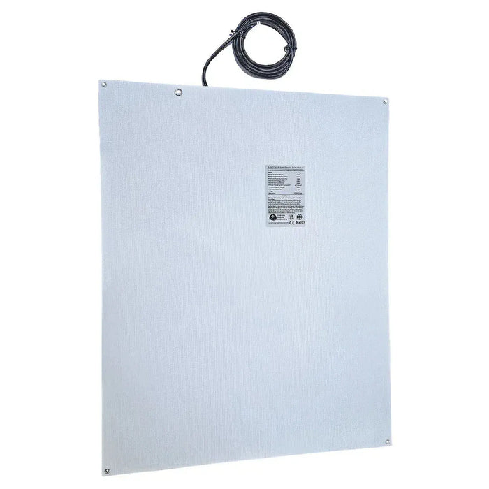Custom Marine | 125 Watt Walkable Semi Rigid Solar Panel with Polycarbonate & J-Mount Brackets - Sunpower A+ Grade 24.4% Efficient Cells
