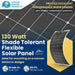 Custom Marine | 130 Watt Shade Tolerant Flexible Marine Solar Panel - Sunpower A+ Grade 24.4% Efficient Cells