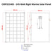 Custom Marine | 145 Watt 24.4% Efficient Cells Marine Rigid Marine Solar Panel - Sunpower A+ Grade