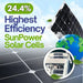 Custom Marine | 155 Watt Shade Tolerant Flexible Solar Panel - Sunpower A+ Grade 24.4% Efficient Cells