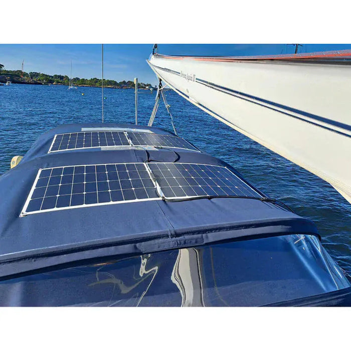 Custom Marine | 155 Watt Shade Tolerant Flexible Solar Panel - Sunpower A+ Grade 24.4% Efficient Cells