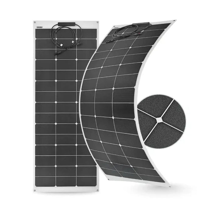 Custom Marine | 155 Watt Shade Tolerant Flexible Solar Panel - Sunpower A+ Grade 24.4% Efficient Cells