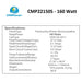 Custom Marine | 165 Watt Rigid Marine Solar Panel - Sunpower A+ Grade 24.4% Efficient Cells