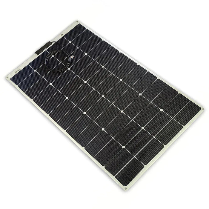 Custom Marine | 165 Watt Walkable Semi-Rigid Solar Panel - Carbon Fiber Series - Sunpower A+ Grade 24.4% Efficient Cells