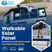 Custom Marine | 165 Watt Walkable Semi-Rigid Solar Panel - Carbon Fiber Series - Sunpower A+ Grade 24.4% Efficient Cells