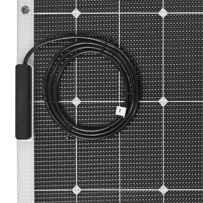 Custom Marine | 165 Watt Walkable Semi Rigid Solar Panel - Sunpower A+ Grade 24.4% Efficient Cells - 166 Cell
