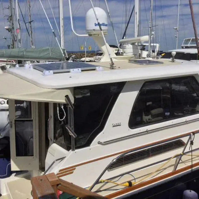 Custom Marine | 180 Watt Rigid Marine Solar Panel - Sunpower A+ Grade 24.4% Efficient Cells