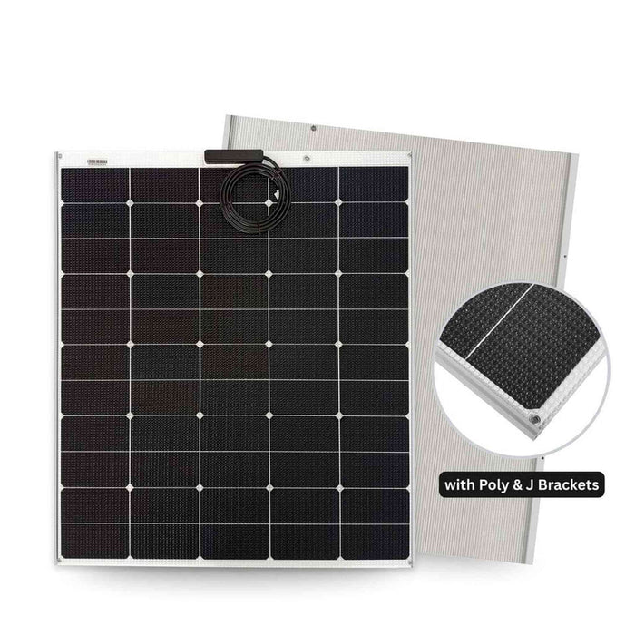 Custom Marine | 180 Watt Walkable Semi Rigid Solar Panel - Sunpower A+ Grade 24.4% Efficient Cells