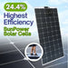 Custom Marine | 200 Watt Walkable Semi-Rigid Solar Panels - Sunpower A+ Grade 24.4% Efficient Cells