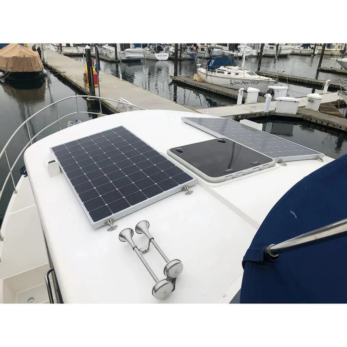 Custom Marine | 240 Watt Rigid Marine Solar Panel - Sunpower A+ Grade 24.4% Efficient Cells