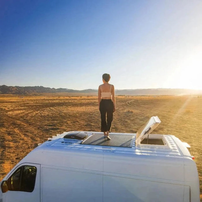 Custom Marine | 240 Watt Walkable Semi-Rigid Solar Panel - HJT Cells image 2