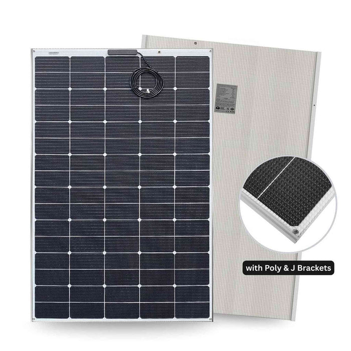 Custom Marine | 260 Watt Walkable Semi Rigid Shade Tolerant Solar Panel - Sunpower A+ Grade 24.4% Efficient Cells