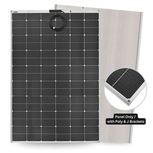 Custom Marine | 325 Watt Walkable Semi Rigid Shade Tolerant Solar Panel - Sunpower A+ Grade 24.4% Efficient Cells