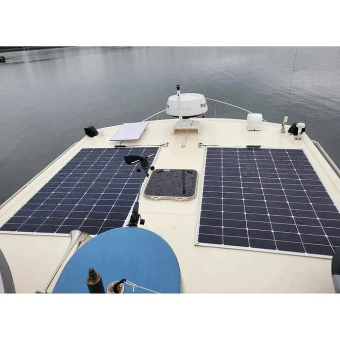 Custom Marine | 325 Watt Walkable Semi Rigid Shade Tolerant Solar Panel - Sunpower A+ Grade 24.4% Efficient Cells