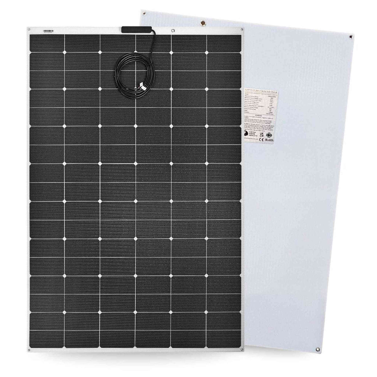 Semi Rigid Solar Array Custom Marine | 325 Watt Walkable Semi-Rigid Solar Panel - Carbon Fibe ...